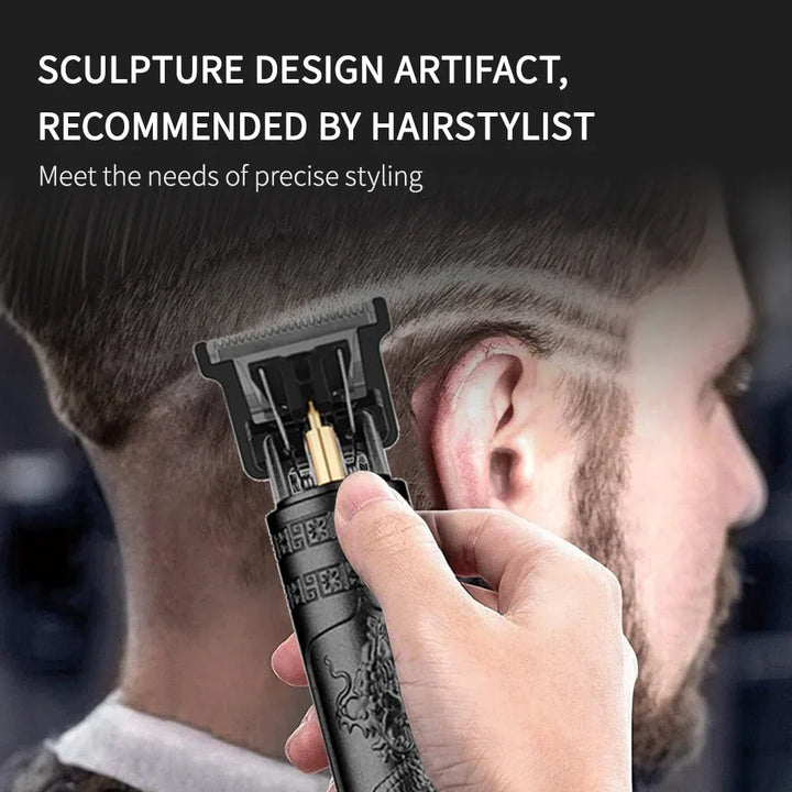 T9 Vintage Electric Hair Trimmer for Men – Rechargeable & Stylish