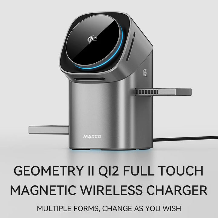 Qi2 3-in-1 Wireless Charger with Auto-Rotating Dock