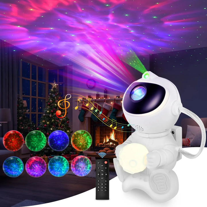 Astronaut Galaxy Projector – Starry Night Light with Remote Control
