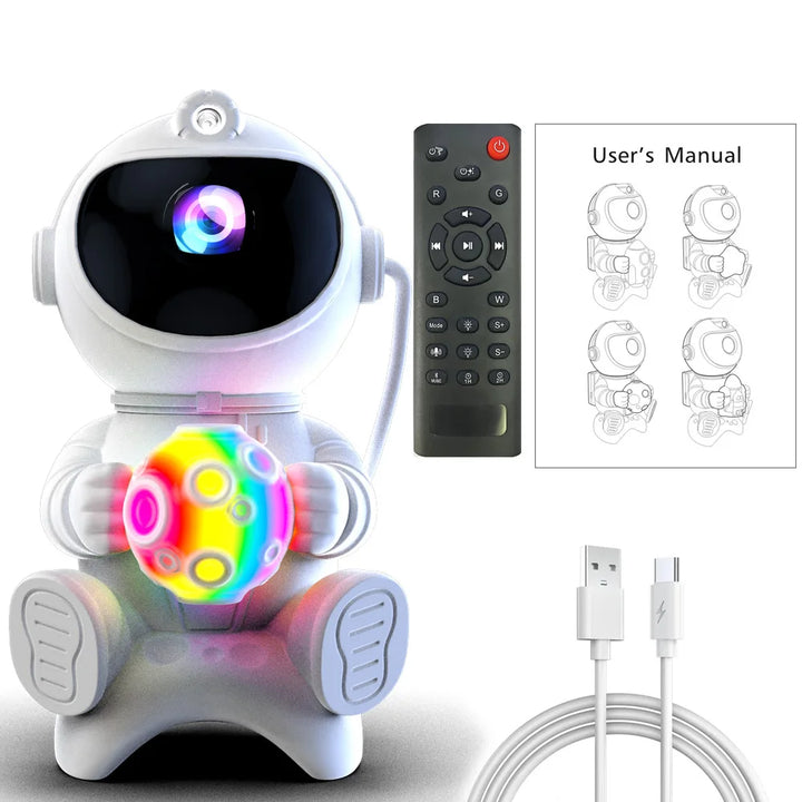Astronaut Galaxy Projector – Starry Night Light with Remote Control